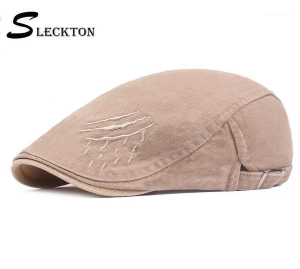 sleckton 100 cotton newsboy caps for men fashion embroidery beret mens duckbill hats france flat cap breathable visors11593179, Blue;gray
sleckton 100 cotton newsboy caps for men fashion embroidery beret mens duckbill hats france flat cap breathable visors11593179, Blue;gray
