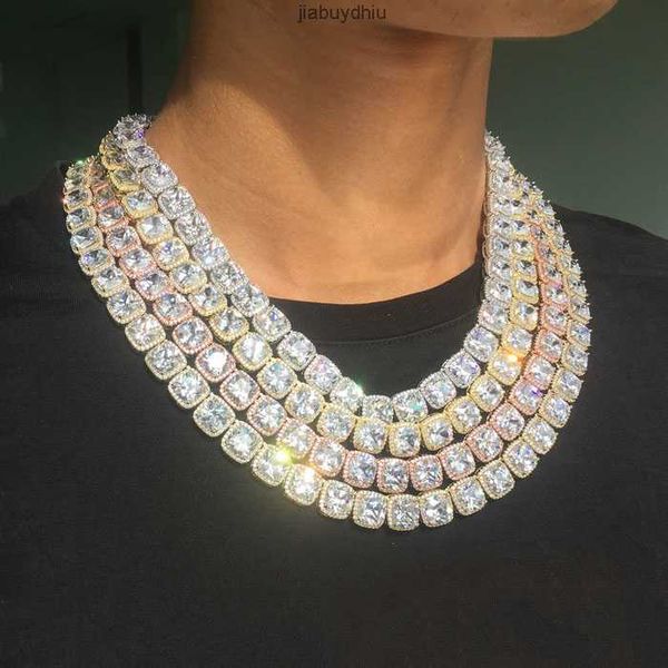 hip hop iced out square cz diamond tennis cuban link chain jewelry trendy gold plated bling choker necklace for women men, Silver
hip hop iced out square cz diamond tennis cuban link chain jewelry trendy gold plated bling choker necklace for women men, Silver