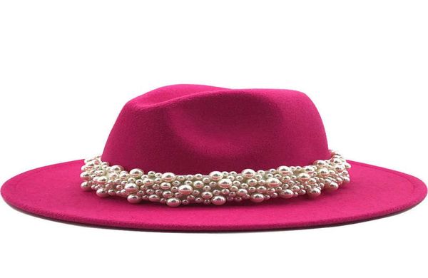 women wool fedora hat with pearl ribbon gentleman elegant lady winter autumn wide brim church panama sombrero girl jazz cap8537729, Blue;gray
women wool fedora hat with pearl ribbon gentleman elegant lady winter autumn wide brim church panama sombrero girl jazz cap8537729, Blue;gray