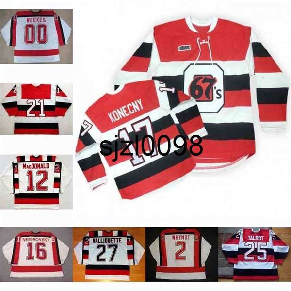 sj98 ottawa 67s 17 konecny 00 kevin weekes rodney bauman craig whynot joe talbot brett valliquette david nemirovsky ryan macdonald hockey je, Black
sj98 ottawa 67s 17 konecny 00 kevin weekes rodney bauman craig whynot joe talbot brett valliquette david nemirovsky ryan macdonald hockey je, Black