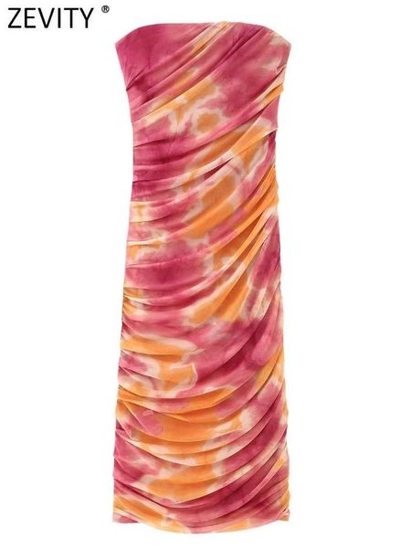 dresses zevity women strapless color matching tie dye printing slim midi dress female chic side zipper mesh party vestidos ds3778, Black;gray
dresses zevity women strapless color matching tie dye printing slim midi dress female chic side zipper mesh party vestidos ds3778, Black;gray