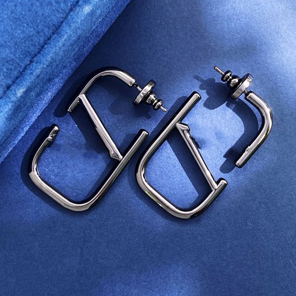 designer charm earring v logo brand fashion hoop jewelry stud earing women luxury metal crystal pearl earring jeweler women's gifts lmv, Golden
designer charm earring v logo brand fashion hoop jewelry stud earing women luxury metal crystal pearl earring jeweler women's gifts lmv, Golden
