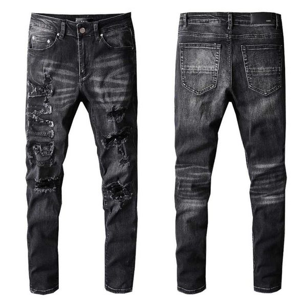 23ss designer jeans mens jeanpants distressed ripped skinny men jean slim motorcycle moto biker causal mans vintage denim pants, Blue
23ss designer jeans mens jeanpants distressed ripped skinny men jean slim motorcycle moto biker causal mans vintage denim pants, Blue
