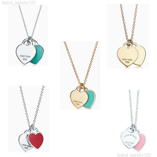 summer women designer 1 1 ttff 925 sterling silver fashion double heart necklace jewelry original design lettering craft
summer women designer 1 1 ttff 925 sterling silver fashion double heart necklace jewelry original design lettering craft