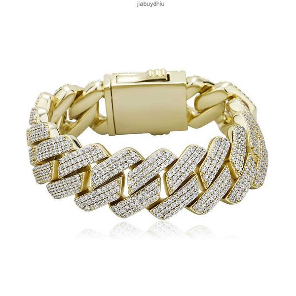 rq mens bracelet 20mm 3 row zirconia prong link chain iced out micro pave cz cuban hip hop fashion jewelry for gift, Silver
rq mens bracelet 20mm 3 row zirconia prong link chain iced out micro pave cz cuban hip hop fashion jewelry for gift, Silver