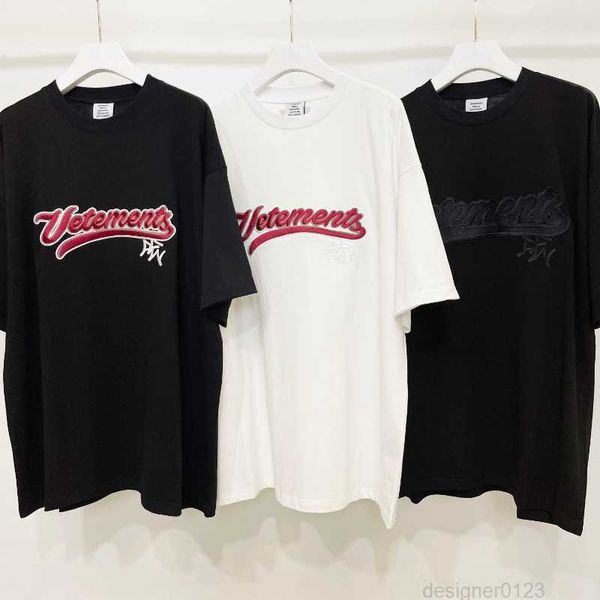 good quality 2022ss vetements fashion t-shirt men 1 1 embroidery vetements women vintage short sleeve men clothing, White;black
good quality 2022ss vetements fashion t-shirt men 1 1 embroidery vetements women vintage short sleeve men clothing, White;black