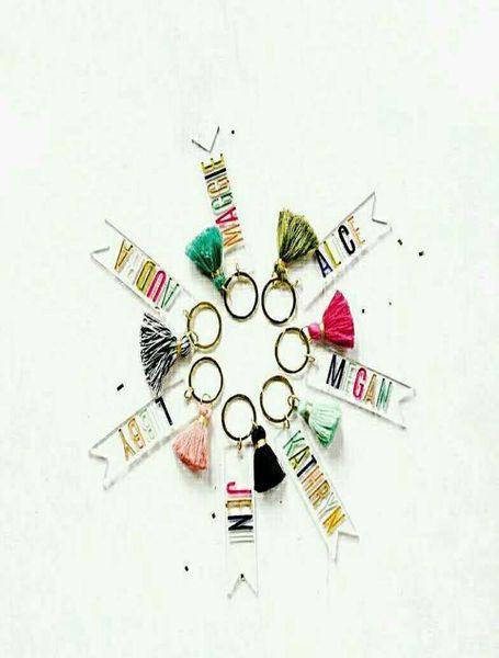 foreign trade fashion customization personalized acrylic keychain monogram plastic key ring printed name tassel pendant7761660, Silver
foreign trade fashion customization personalized acrylic keychain monogram plastic key ring printed name tassel pendant7761660, Silver