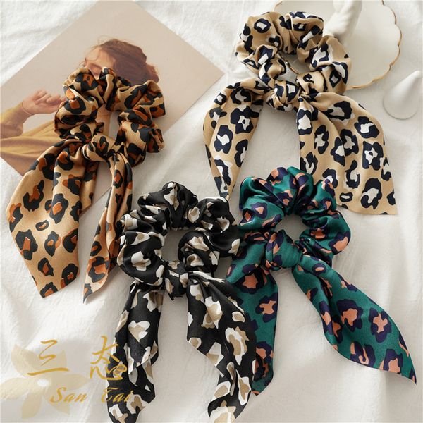 fashion blogger designer new rabbit ear leopard print large intestine hair ring headwear for women's pan hair knot fabric art pony tail, Golden;silver
fashion blogger designer new rabbit ear leopard print large intestine hair ring headwear for women's pan hair knot fabric art pony tail, Golden;silver