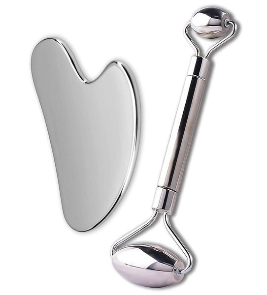 face roller stainless steel massager and gua sha scraper set for eye neck body care facial massage tool reduce puffiness health an7980749
face roller stainless steel massager and gua sha scraper set for eye neck body care facial massage tool reduce puffiness health an7980749