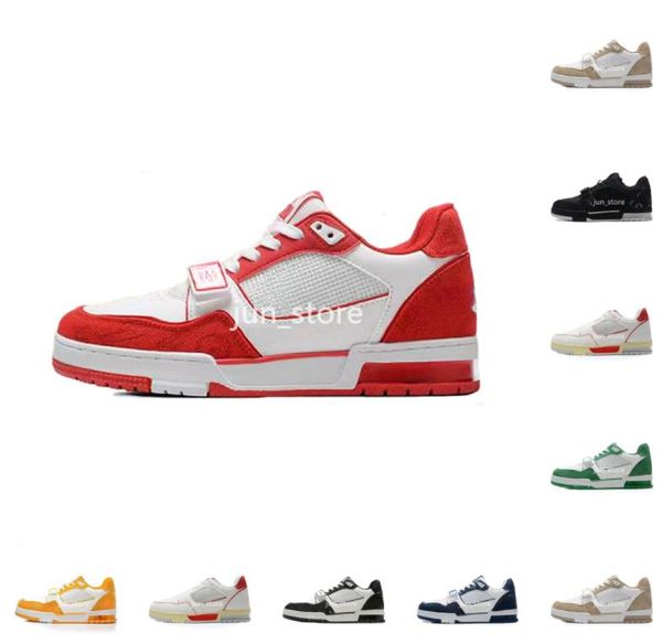 new designer sneaker virgil trainer casual shoes men women calfskin leather abloh white green red blue letter overlays platform low sneakers
new designer sneaker virgil trainer casual shoes men women calfskin leather abloh white green red blue letter overlays platform low sneakers