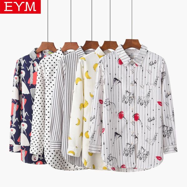 shirts fashion print shirt women blouse 2023 spring new long sleeve blouses and long style plus size casual shirt lady clothes 5xl, White
shirts fashion print shirt women blouse 2023 spring new long sleeve blouses and long style plus size casual shirt lady clothes 5xl, White