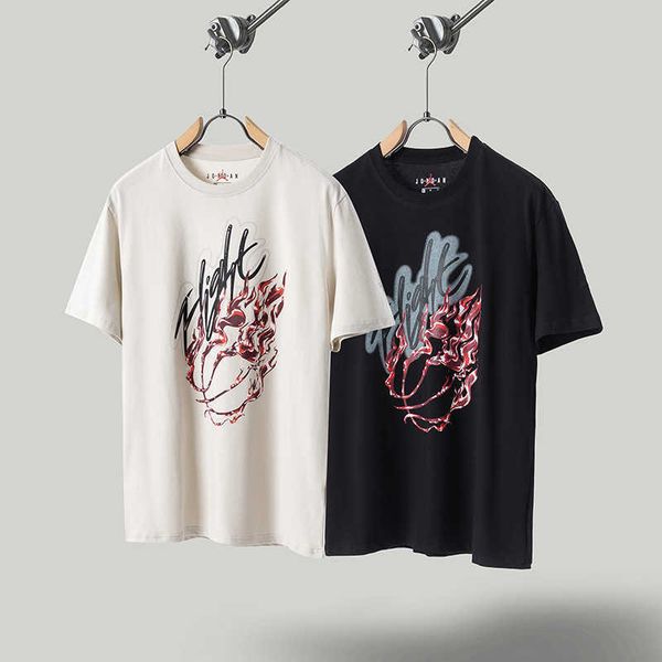 j h summer pure cotton t shirt vintage flame graphic tees for men and women short sleeve yky, White;black
j h summer pure cotton t shirt vintage flame graphic tees for men and women short sleeve yky, White;black