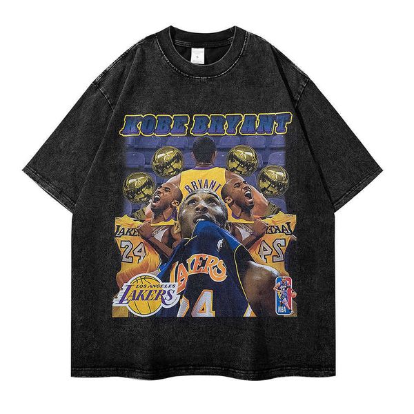 basketball high street print wash old short sleeve t-shirt men's and women's loose street half sleeve, White;black
basketball high street print wash old short sleeve t-shirt men's and women's loose street half sleeve, White;black