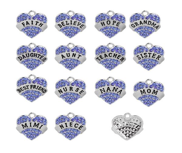 blue pink white full rhinestone charms friend mom sister hope heart statement charms pendant family series jewelry jewelry fi2630659, Bronze;silver
blue pink white full rhinestone charms friend mom sister hope heart statement charms pendant family series jewelry jewelry fi2630659, Bronze;silver