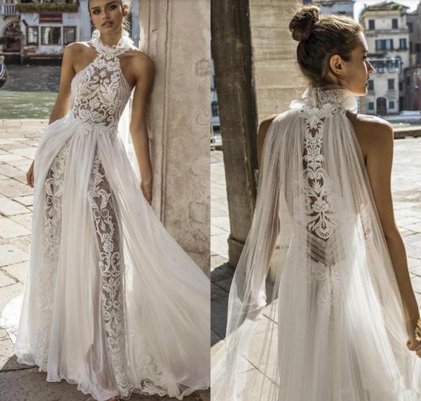 2019 julie vino wedding dresses vestido de novia high neck lace appliques bohemian split wedding dress boho sweep train brida8072809, White
2019 julie vino wedding dresses vestido de novia high neck lace appliques bohemian split wedding dress boho sweep train brida8072809, White