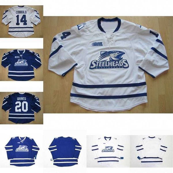 c2604 thr mississauga steelheads 20 graves 14 cobbold mens womens youth 100% embroidery cusotm any name any number hockey jersey fast shippi, Black
c2604 thr mississauga steelheads 20 graves 14 cobbold mens womens youth 100% embroidery cusotm any name any number hockey jersey fast shippi, Black