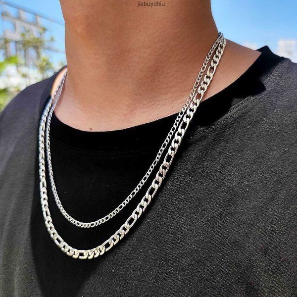 rq wholesale 3-7mm stainless steel necklace mens 14k 18k gold plated filled cable franco chain figaro rope, Silver
rq wholesale 3-7mm stainless steel necklace mens 14k 18k gold plated filled cable franco chain figaro rope, Silver