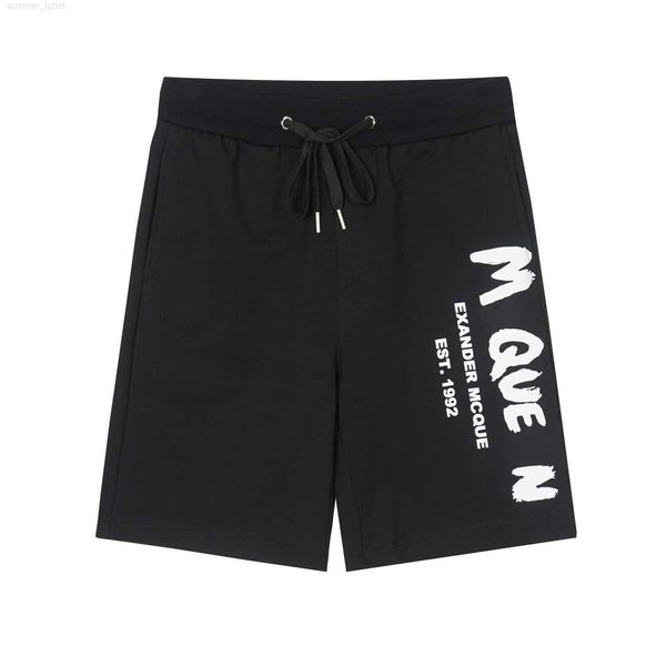 casual men's mcqueen designer shorts summer leisure sports letter printed cotton shorts women's black and white available asian si, White;black
casual men's mcqueen designer shorts summer leisure sports letter printed cotton shorts women's black and white available asian si, White;black