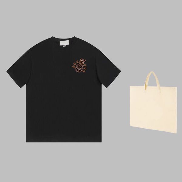 2023ss early spring new high-grade cotton printed t-shirt round neck stitching pullover short sleeves size m-xxxl color black white 444d32, Black;brown
2023ss early spring new high-grade cotton printed t-shirt round neck stitching pullover short sleeves size m-xxxl color black white 444d32, Black;brown