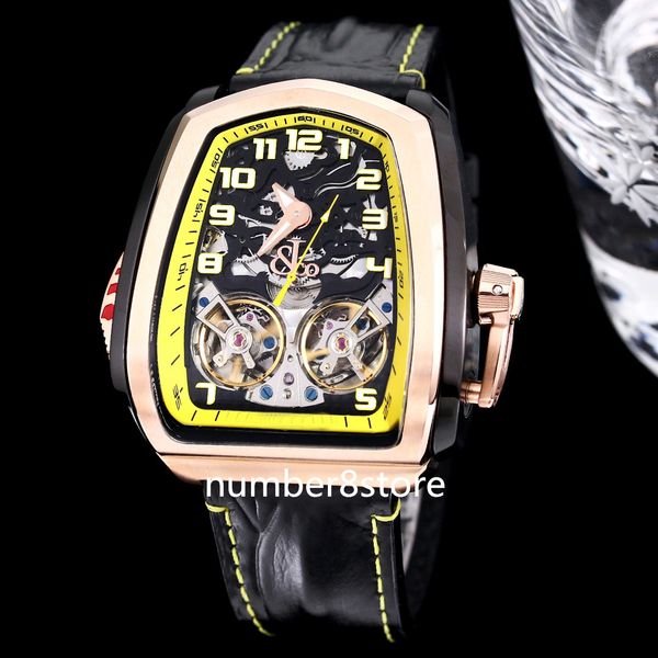 twin turbo rose gold mens watch jcfm05 automatic movment sapphire crystal oversize swiss sports wristwatch luminescent hands 4 colors tonnea, Slivery;brown
twin turbo rose gold mens watch jcfm05 automatic movment sapphire crystal oversize swiss sports wristwatch luminescent hands 4 colors tonnea, Slivery;brown