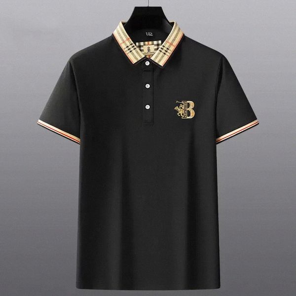 high end embroidered short sleeved cotton polo shirt men s t shirt korean fashion clothing summer luxury 220606 x0ot#, White;black
high end embroidered short sleeved cotton polo shirt men s t shirt korean fashion clothing summer luxury 220606 x0ot#, White;black