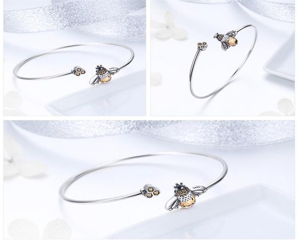 bamoer 925 sterling silver crystal bee and honeycomb women silver bracelets bangles for women sterling silver jewelry scb104 1086 3454165, Golden;silver
bamoer 925 sterling silver crystal bee and honeycomb women silver bracelets bangles for women sterling silver jewelry scb104 1086 3454165, Golden;silver