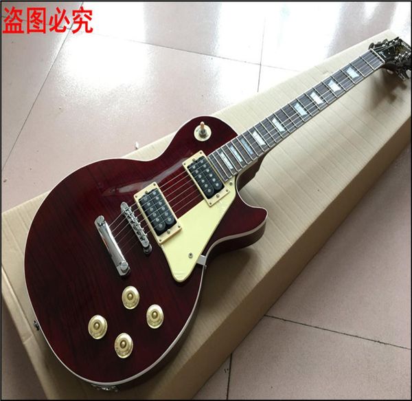 new standard lp custom shop wine red electric guitar tiger flame standard solid mahogany body real po shows6571073
new standard lp custom shop wine red electric guitar tiger flame standard solid mahogany body real po shows6571073