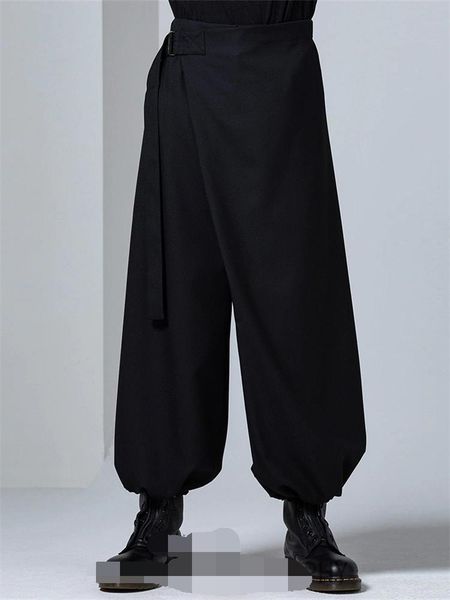 pants men's new menswear fashion new yamamoto style men's casual large size loose wide leg culottes, Black
pants men's new menswear fashion new yamamoto style men's casual large size loose wide leg culottes, Black