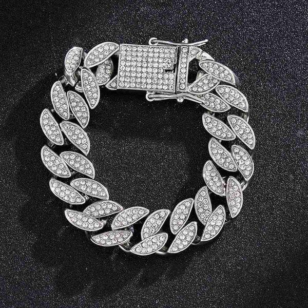 hip hop jewelry 20 mm gold plated cuban chain necklace bracelet diamond iced out link chain for men, Silver
hip hop jewelry 20 mm gold plated cuban chain necklace bracelet diamond iced out link chain for men, Silver
