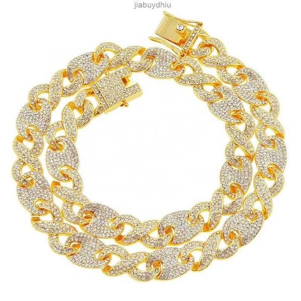 hip hop 13mm width chain with alloy and diamond stitching cuban necklace collar cubano cosido, Silver
hip hop 13mm width chain with alloy and diamond stitching cuban necklace collar cubano cosido, Silver
