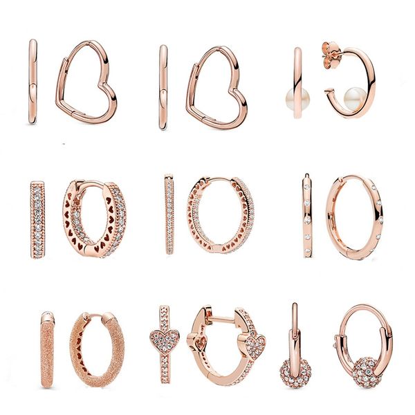 925 silver fit pandora earrings rose gold asymmetric heart shaped earrings with versatile earrings fine earrings jewelry, Golden
925 silver fit pandora earrings rose gold asymmetric heart shaped earrings with versatile earrings fine earrings jewelry, Golden