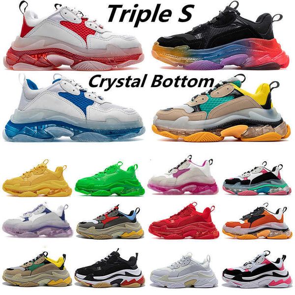 2023 paris triple s sneakers casual shoes 17fw for men women triple-s old dad platform black white crystal clear sole bottom fashion trainer
2023 paris triple s sneakers casual shoes 17fw for men women triple-s old dad platform black white crystal clear sole bottom fashion trainer
