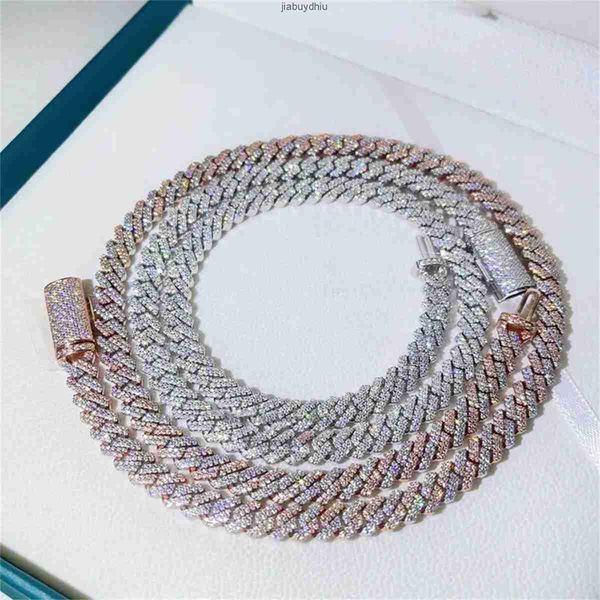 18k gold plated hip hop jewelry necklace iced out men fashion rapper 8mm vvs moissanite cuban link chain 925, Silver
18k gold plated hip hop jewelry necklace iced out men fashion rapper 8mm vvs moissanite cuban link chain 925, Silver