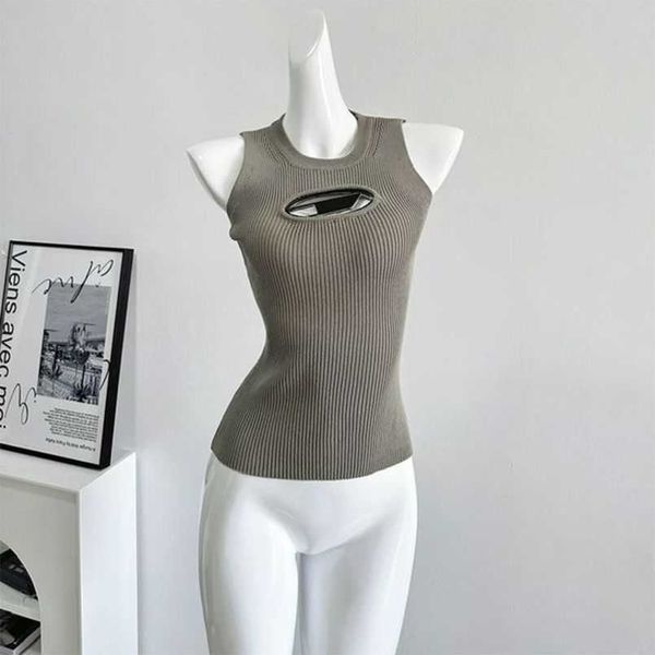 cropped knit tank designer diesel t-shirt hollow out tee womens knits women sleeveless yoga summer tees vests 3vrcl, White
cropped knit tank designer diesel t-shirt hollow out tee womens knits women sleeveless yoga summer tees vests 3vrcl, White
