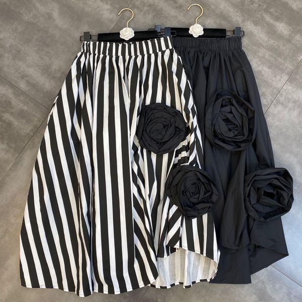 dresses autumn women's elastic waist threedimensional rose dark wind retro pinch pleated puff skirt, White;black
dresses autumn women's elastic waist threedimensional rose dark wind retro pinch pleated puff skirt, White;black