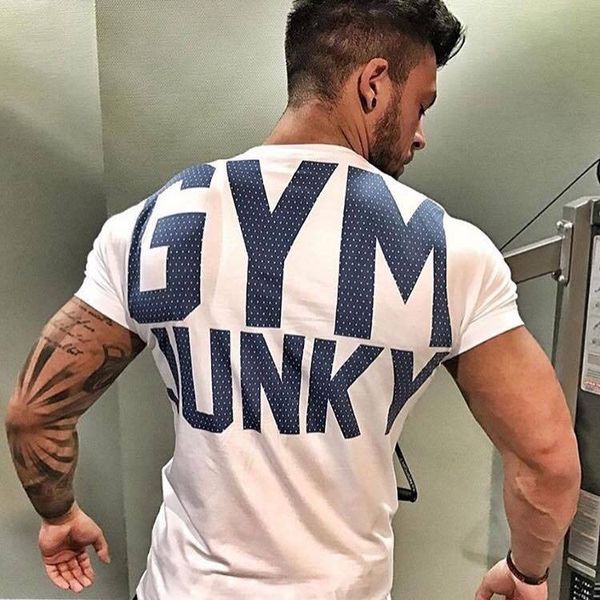 male designer sports trendy brand muscle fitness brother short sleeve sports t-shirt breathable stretch men's outdoor casual fitness we, White;black
male designer sports trendy brand muscle fitness brother short sleeve sports t-shirt breathable stretch men's outdoor casual fitness we, White;black