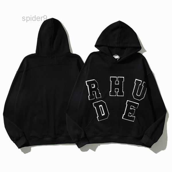 american fashion brand rhude men's hoodies sweatshirt print round neck hoodie for men and women hooded 3 u037, Black
american fashion brand rhude men's hoodies sweatshirt print round neck hoodie for men and women hooded 3 u037, Black