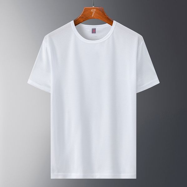 short sleeved summer thin ice silk cool shirt casual loose sport t-shirt pure color versatile fashion men's, White;black
short sleeved summer thin ice silk cool shirt casual loose sport t-shirt pure color versatile fashion men's, White;black