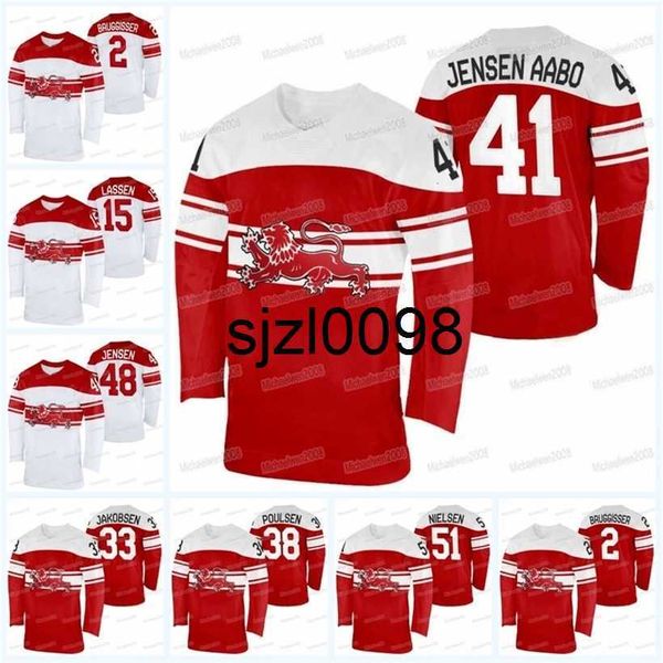 sj98 team denmark 2022 winter hockey jersey phillip bruggisser frederik storm matias lassen matthias asperup nicklas jensen markus lauridsen, Black
sj98 team denmark 2022 winter hockey jersey phillip bruggisser frederik storm matias lassen matthias asperup nicklas jensen markus lauridsen, Black