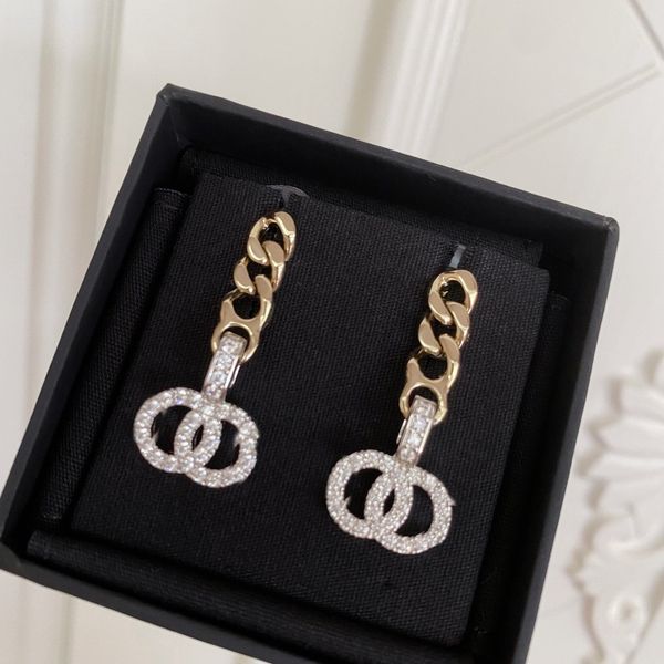 fashion designer earrings letter earrings earrings luxury women's jewelry metal valentine's day earrings with box, Golden;silver
fashion designer earrings letter earrings earrings luxury women's jewelry metal valentine's day earrings with box, Golden;silver