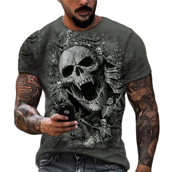 death skull print t shirt for men terror harajuku oversized short sleeve summer trend leisure o-neck tees vintage, White;black
death skull print t shirt for men terror harajuku oversized short sleeve summer trend leisure o-neck tees vintage, White;black