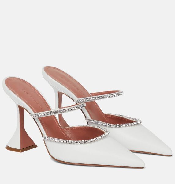 summer amina muaddi gilda sandals shoes women mules crystal-embellished leather mules martini heels party dress perfect walking eu42, Black
summer amina muaddi gilda sandals shoes women mules crystal-embellished leather mules martini heels party dress perfect walking eu42, Black