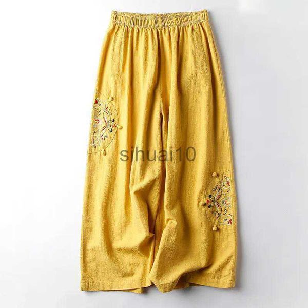 women's pants capris ankel length pants women cotton linen style casual women's wide leg summer fashion retro embroidery trousers, Black;white
women's pants capris ankel length pants women cotton linen style casual women's wide leg summer fashion retro embroidery trousers, Black;white