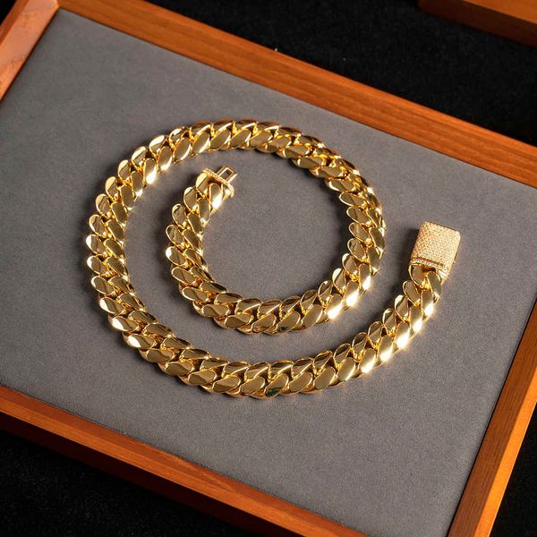 wholesale hip hop gold cuban chain necklace iced link chains stainless steel jewelry for men, Silver
wholesale hip hop gold cuban chain necklace iced link chains stainless steel jewelry for men, Silver