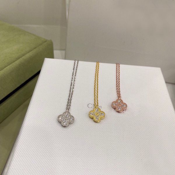 classic fashion diamond pendant necklaces for women elegant 18k plated gold clover locket necklace highly quality clover bracelet chains des, Silver
classic fashion diamond pendant necklaces for women elegant 18k plated gold clover locket necklace highly quality clover bracelet chains des, Silver