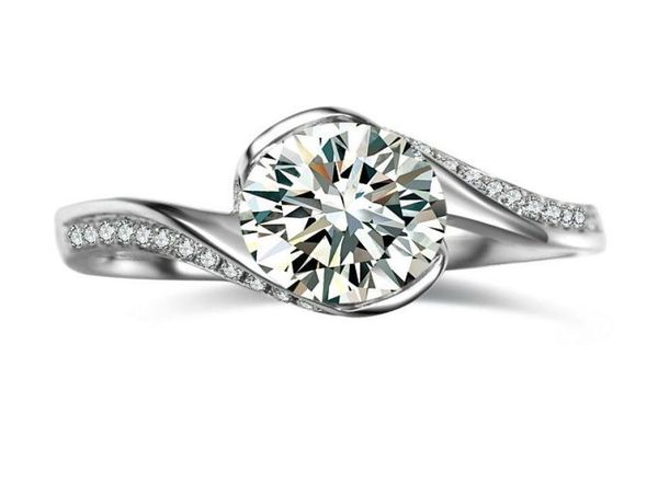 brief flower 08 ct sona synthetic diamond ring engagement jewelry 925 silver 18k white gold plated wedding ring customized2375468, Golden;silver
brief flower 08 ct sona synthetic diamond ring engagement jewelry 925 silver 18k white gold plated wedding ring customized2375468, Golden;silver