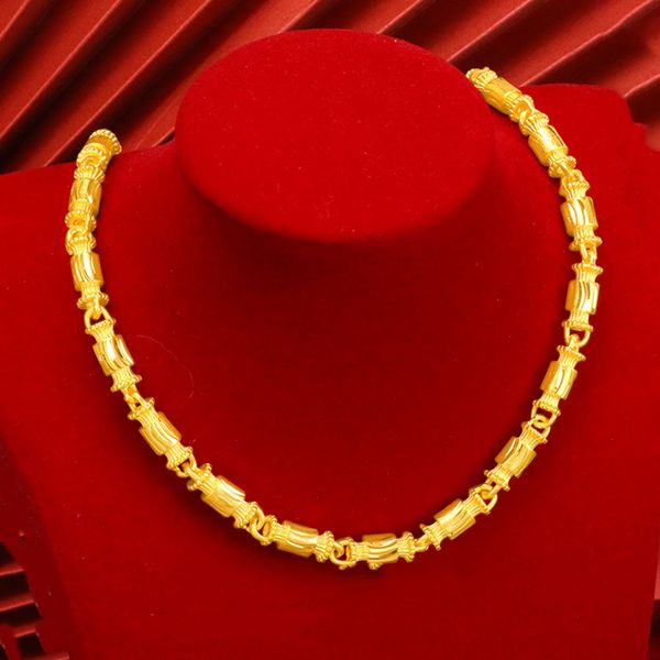 men necklace chain hip hop solid 18k yellow gold filled real fashion men jewelry clavicle collar necklace 60cm, Silver
men necklace chain hip hop solid 18k yellow gold filled real fashion men jewelry clavicle collar necklace 60cm, Silver