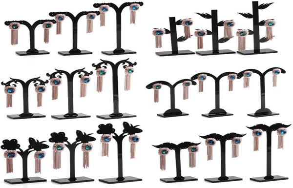 black acylic earring tree shaped display stand holder fashion threepiece goat horn small earring display rack storage3761225, Black;white
black acylic earring tree shaped display stand holder fashion threepiece goat horn small earring display rack storage3761225, Black;white