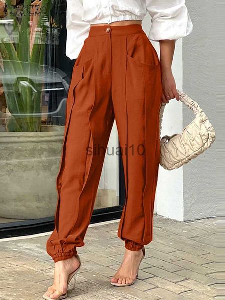 women's pants capris fashion splicing design work wear pants zanzea women high waist long trousers 2023 autumn female elegant ol pantn, Black;white
women's pants capris fashion splicing design work wear pants zanzea women high waist long trousers 2023 autumn female elegant ol pantn, Black;white