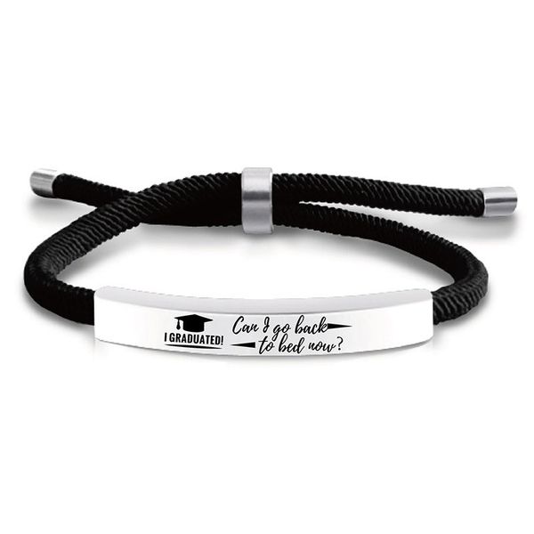 cool design black red rope graduation bracelet gift bracelets for students, Golden;silver
cool design black red rope graduation bracelet gift bracelets for students, Golden;silver